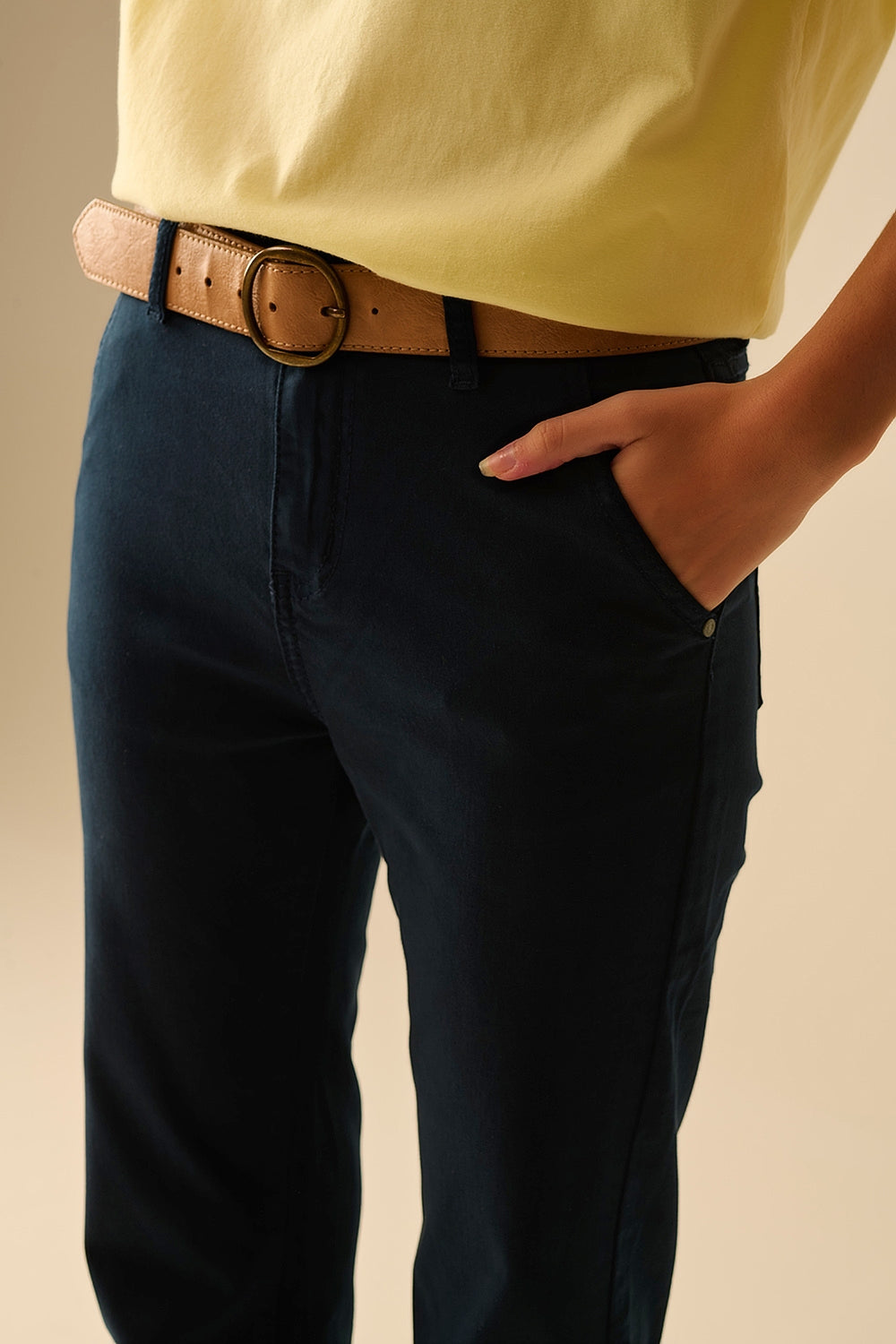 Jean Flare Bleu Marine en Denim Extensible Confortable