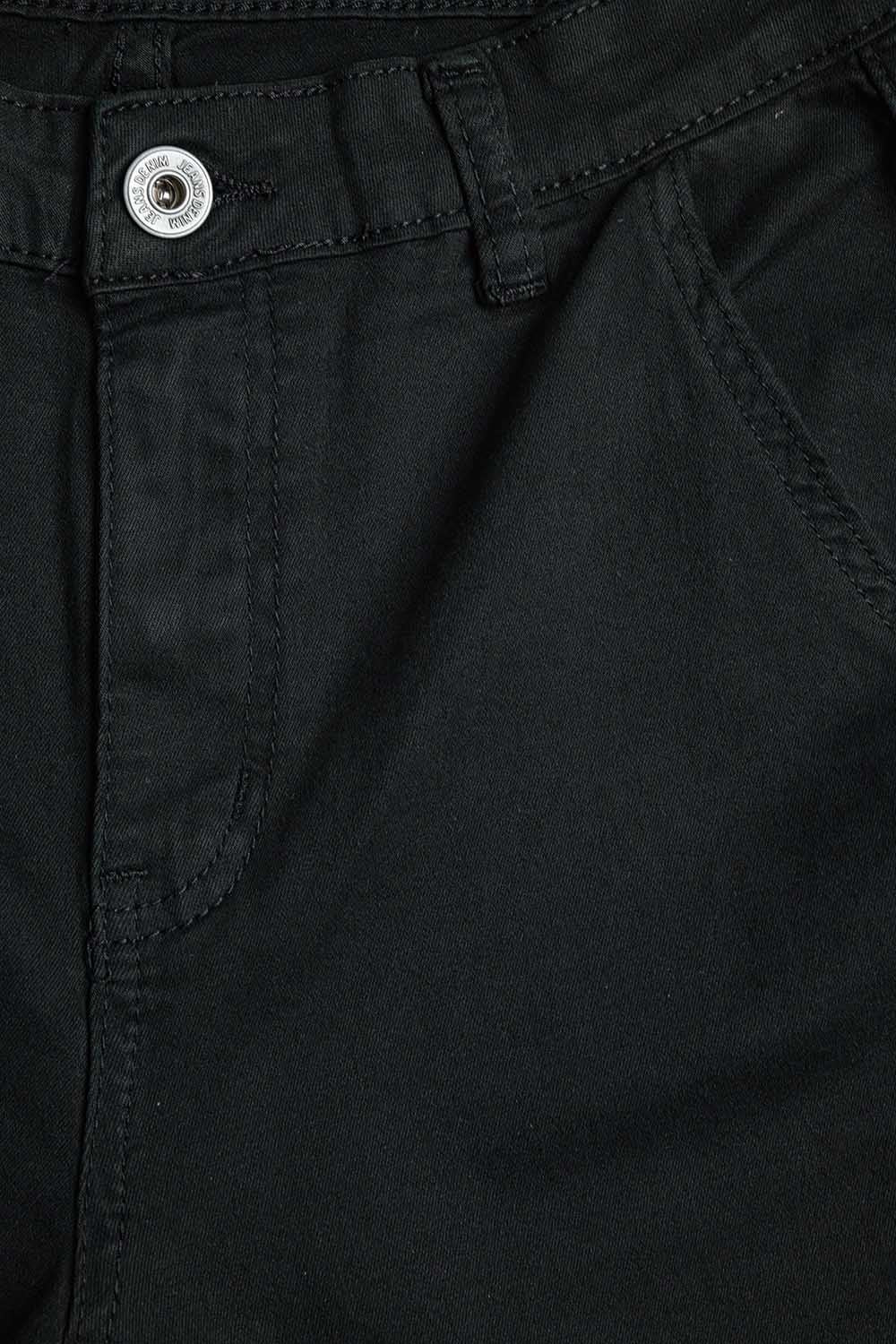 Pantalon Évasé Noir Confortable et Extensible